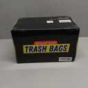 100 Count 55-60 Gallon Trash Bags, Sturdy & Tear-Resistant Commercial Can Liners 55 Gallon, Large Garbage Bags, Large Black Trash Bags for Commercial, Lawn and Leaf Bags