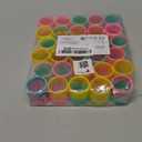 30 Pack Spring Rainbow Magic Fidget Stress Coil Mini Springs Bulk Toys for Party Favor Carnival Prize Birthday Goodie Bag Stuffers for Kids Boys Girls