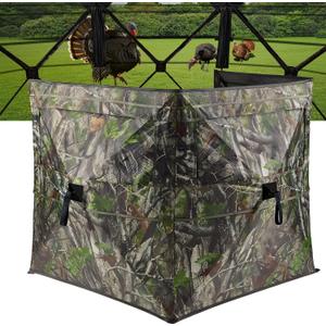Hunting Blind for Turkey, 3-Panel See-Through Turkey Blind, Full 360 Visibility Pop Up Ground Blind (
‎23.8 x 5 x 4.6 inches)