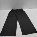 Wide Leg Pants Women High-Waisted Yoga Work Dress Pants, Casual Sweatpants, Petite/Regular/Tall (Large, Black)