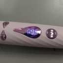 Automatic Curling Iron, Beach Wave Curling Wand, Portable Rotating Curler, Dual Voltage, Lightweight and Portable, Ceramic Coated, Straightening Brush, 1inch and 1.25 inch 3-in-1, Pink