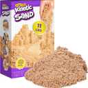 Kinetic Sand, 11lb (5kg) Natural Brown Play Sand for Arts and Crafts, Sandbox, Amazon Exclusive (Packaging May Vary), Moldable Sensory Toys for Ages 3 and up