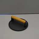 EWFEN Burger Press, 7" Round Heavy-Duty Cast Iron Smash Bacon Press Meat Steak with Wood Handle for Griddle, Sandwich, Nonstick Pan