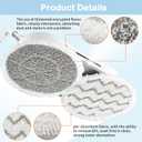 10 Pack Upgraded S7001 Pads Replacement Steam Mop Pads for Shark S7001 S8201 S7000 S7201 S8001 S7000AMZ, S7001TGT Series Steam Mop Pads,Steam&Scrub All-in-One Scrubbing Mop Pads,Part Model#:XKITP7000
