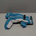 AOFITEE Fullbody Dog Coat Warm Fleece Dog Jacket, Windproof Dogs Winter Coat with Harness Built in, Reflective Turtleneck Dogs Snowsuit Puffer Jacket, Four Legged Snow Suit for  Pet (Turquoise, S)