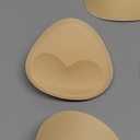 5 Insert Bra Pads, 3 Pick Up Bra Inserts - 4 inch, 2 Soft Bra Inserts - 4.8 inch
