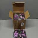 12 Pcs 100 ft Flower Garland Artificial Rose Vine with Green Leaves Hanging Artificial Flower Vines Ivy Garlands Wall Garden Decor for Room Wedding Birthday Arch Decor(Purple)