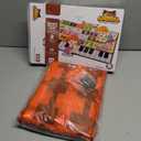 Bluejay Baby Piano Mat, Musical Keyboard Learning Toys with 26 Letters, Electronic Music Animal Touch Play Mat Toddler Toys Gifts for Boys and Girls 1 2 3 Year Old