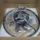 Ceiling Fans with Lights and Remote, 20" Modern Low Profile Ceiling Fan with Light, Stepless Color Temperature Change and 6 Speeds for Bedroom, Kids Room and Living Room (Black)