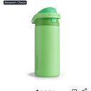 ENCOOL Leakproof Insulated Water Bottle with Straw Dual-Sip Water Bottle Bag-Safe Design for Work, Commute & Gym – Keeps Drinks Cold All Day, 18 oz, Algae Green