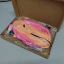 Grand Line Donut Inflatable Collar for Dogs and Cats, Soft Recovery Dog Cone After Surgery, Protective Pet Neck Cone for Small, Medium, Large Dogs, Not Block Vision (Pink, M)