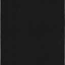 Garland Rug Town Square Black 3' x 5' Non Slip Area Rug for Living Rooms & Hallways, Stylish & Durable for High-Traffic Areas