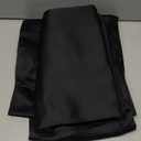 YoungsTex Blackout Curtains for Bedroom 70 x 63 Inch - Thermal Insulated Drapes with Grommet Room Darkening Privacy for Living Room, 2 Panels, Black