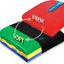 Adjustable Memory Foam Seat Cushion, Custom Height & Firmness, Ergonomic Office Chair Cushion for Back, Coccyx, Sciatica & Tailbone Pain Relief Ideal for Office Chair, Car Seat, Wheelchair, Recliner