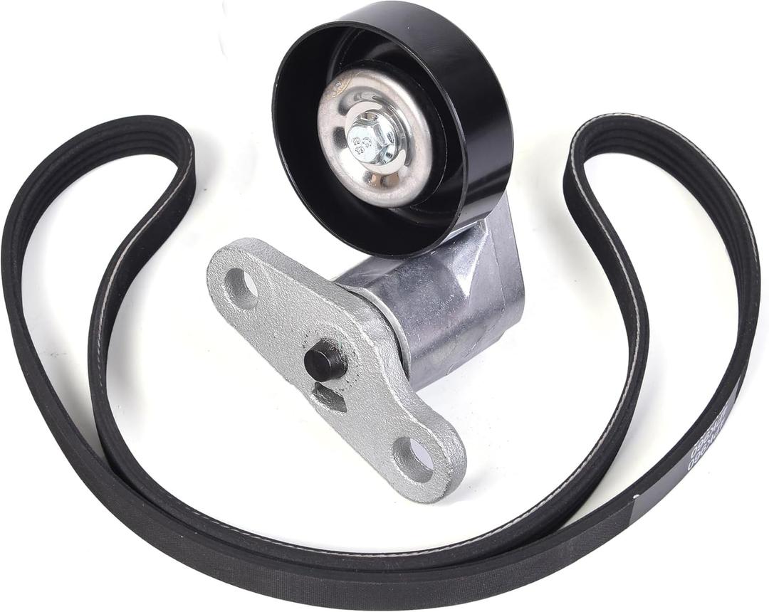 RICH Serpentine Drive Belt Tensioner Kit A/C 90K-38159 For Cadillac Escalade 2002-2008,Chevy Silverado Express 1999-2008,GMC Savana 1999-2008,For Hum-mer H2 2003-2008,For OEM#ACK040378HD,19311139