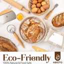 Sourdough Kit with Professional Bread Making Tools - Complete Sourdough Bread Making Kit with 10" Round & 11" Oval Handcrafted Bannetons, Bread Lame, Danish Whisk, Bowl & Dough Scrapers (14-Piece Kit)