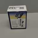 Magnetic Mini Selfie Stick for iPhone, 4 in 1 Portable Pocket Size Tripod for iPhone MagSafe/Android with Remote/Stepless Adjustable Fill Lights, Small/Compact Cell Phone Stand for Travel Vlog-Black