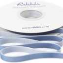 Ribbli Dusty Blue Velvet Ribbon 3/8 Inches Continuous10 Yard Spool Blue Christmas Ribbon for Gift Wrapping Crafts Home Decor