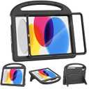 VICVOL Kids Case for iPad 11th Generation (A16 11" 2025) & iPad 10th Gen (10.9 inch 2022) – Shockproof Full-Body Protective Stand Cover with Screen Protector, Pencil Holder & Handle, Black