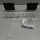 BVANQ Pool Cue & Ball Rack Wall Mount – Acrylic Billiard Storage Holder, Self-Adhesive or Screw Mounted, Space-Saving Game Room Organizer (Top Clip 6 Cues Holder)