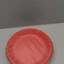 WELLIFE Red Plastic Plates 9 Inch 50 Count Disposable Plate for Party Easter Mother's Day, Plate for Dinner Dessert Supplies Birthday Camping BBQ Baby Shower