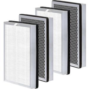 25 Replacement Filter Compatible with MA 25 Air Purifier S1/W1/B1 Medify Air Purifier Filter Replacement 3-in-1 Activated Carbon Filters 4 Pack MA-25 Replacement Filters (Standard Version)