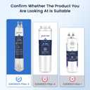 GLACIER FRESH EDR3RXD1 Compatible with 4396841 Refrigerator Water Filter, KAD3RXD1, WHR3RXD1, 4396841, 4396710, Filter 3, 46-9083,46-9030, 9030, 9083 Refrigerator Water Filter, 3 Pack