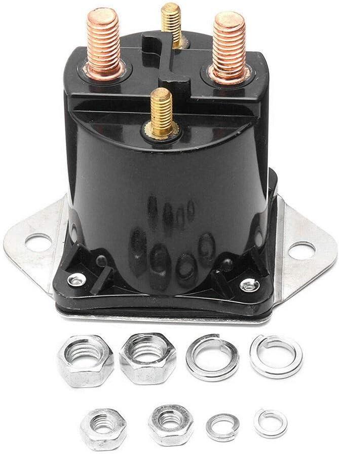 12V Club Car Starter Solenoid,Gas Golf Cart Solenoid Fits Club Car 1984-Up DS/04+ Precedent Gas Solenoid Clubcar Replaces Part Number:1012275, 1013609, 435-154,1012275