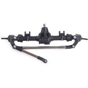 SCX10 II Axles Forward Transmission,Plastic Straight Front Axle with Metal Bevel Gear for 1/10 RC Crawler Axial SCX10 II 90046 47 RGT 86100 (Front Axle)
