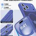 Faiono Magnetic for iPhone 17 Pro Max Case [Full Camera Protection][Military-Grade Protection][Compatible with MagSafe] Shockproof Protective Slim Phone Case for iPhone 17 Pro Max, Cobalt Blue