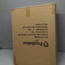 Pet Gate - 3-Panel Indoor Foldable Dog Fence for Stairs, Hallways, or Doorways - 54x24-Inch Retractable Wood Freestanding Dog Gates by PETMAKER (Gray)