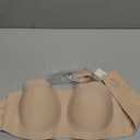 Vertvie Women's Wireless Strapless Bra Seamless Padded Bandeau Bra Non-Slip Silicone Tube Top Push Up Convertible Bralette (Medium)