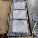 EAST OAK 3-Person Outdoor Patio Swing Chair with Adjustable Canopy, Porch Swing with Comfortable and Breathable Seats, Outdoor Swing Chairs for Garden, Balcony, Backyard, Charcoal Black