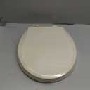 Round Toilet Seat, Slow Close Quick-Release Hinges, Heavy Duty Soft Close, Quiet-Close Lid And Seat For Standard Toilets, Easy To Install And Clean, Never Loosen, Almond/Bone(16.5)