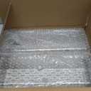 2 Pack Stackable Refrigerator Drawers Pull Out Bins Clear Fridge Drawer Organizer Food Storage Containers Plastic Veggie Fruit Produce Saver for Pantry Kitchen Freezer(M)