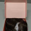 MARJORIE Hair Topper,Wavy Hair Toppers for Women 14inch Natural Looking Hairpiece with Wispy Bangs, Volume Booster Wiglet for Full Coverage, Quick Styling for Party/Date Night/Social/Content Creators (Brown)