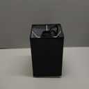 cozoo USB Bedside Table Desk Lamp with 2 USB Charging Ports and 2 Outlets Power Strip,Black Charger Base with Black Fabric Shade, LED Light for Bedroom/Nightstand/Living Room