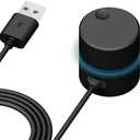 DKE USB PC Volume Control Knob Computer External Volume Remote Button Speaker Audio Multimedia Volume Control Adjuster with One Key Mute Function Support Win7/8/10/XP/Mac/Vista/Android/iOS