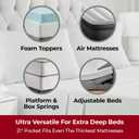 Mellanni Extra Deep Queen Sheets - 4 PC Iconic Collection Bedding - Hotel Luxury, Ultra Soft, Cooling Bed Sheets - Wrinkle, Fade, Stain Resistant (Queen, Spa Mint)