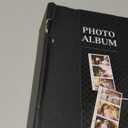 Classic Black Photo Album, Holds 3 Photos per Page, 4"x6" Photos