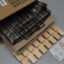 Wire Storage Basket for Kitchen Pantry: GGIU Stackable Kitchen Counter Organizers - Wire Organizing Bin for Produce Vegetable Potato and Onion Black