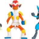 Pokemon Battle Figure 3 Pack - Features 2-Inch Pancham and Lucario and 3-Inch Infernape Battle Figures (Fighting-type)