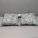 Arden Selections Outdoor Toss Pillow, Set of 2, 16 x 16, Water Repellent, Fade Resistant 16 x 16, Pistachio Botanical