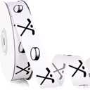 Sports Hockey Ribbons 0.86inch Width 25yard Length Grosgrain Ribbon Winter Snowflake Ribbon Curling Balls Craft Ribbons for Sports Party Decor Sewing DIY Crafts Supplies