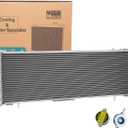 4.0L Aluminum Radiator Replacement for 1984-2001 Jeep Cherokee XJ Laredo,1986-1992 Jeep Comanche 1984-1990 Jeep Wagoneer 2.1L 2.5L 2.8L 4.0L,Automatic Transmission Radiator