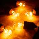 S14 Incandescent Edison Light Bulbs - 11W Vintage Clear Glass Bulbs with E26 Medium ScrewBase, Warm Filament Replacement Bulbs for Outdoor Patio Garden String Lights, 20 Pack