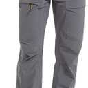 HARD LAND Hiking Pants Men Outdoor Cargo Quick Dry Lightweight Stretch Travel Pants with Elastic Waist for Fishing (36W x 32L, Gray)