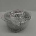 MEHOEIME Large Ice Chill Salad Bowl with Lid, Iced Serving Bowl with Ice Chiller Base For Parties, Keep Food Cold at Party, Ice Chilled Tray, Long Spoons, Extra, Clear, MH-DSLW-C3