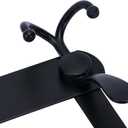 Over The Door Hooks,Coat Rack for Hanging Clothes Hat Towel (Heavy Duty Black 1pcs)