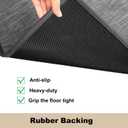 Office Chair Mat for Hardwood Floor, 36 x 48 inches Heavy Duty Rattan-Like Woven Desk Chair Mat, Non-Slip Floors Protector for Computer Chair